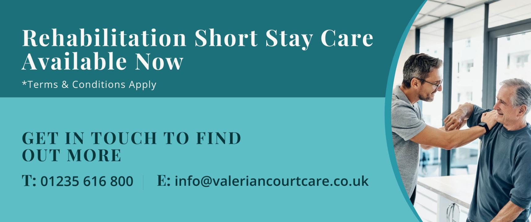 Valerian Court Short Stay Care Banner